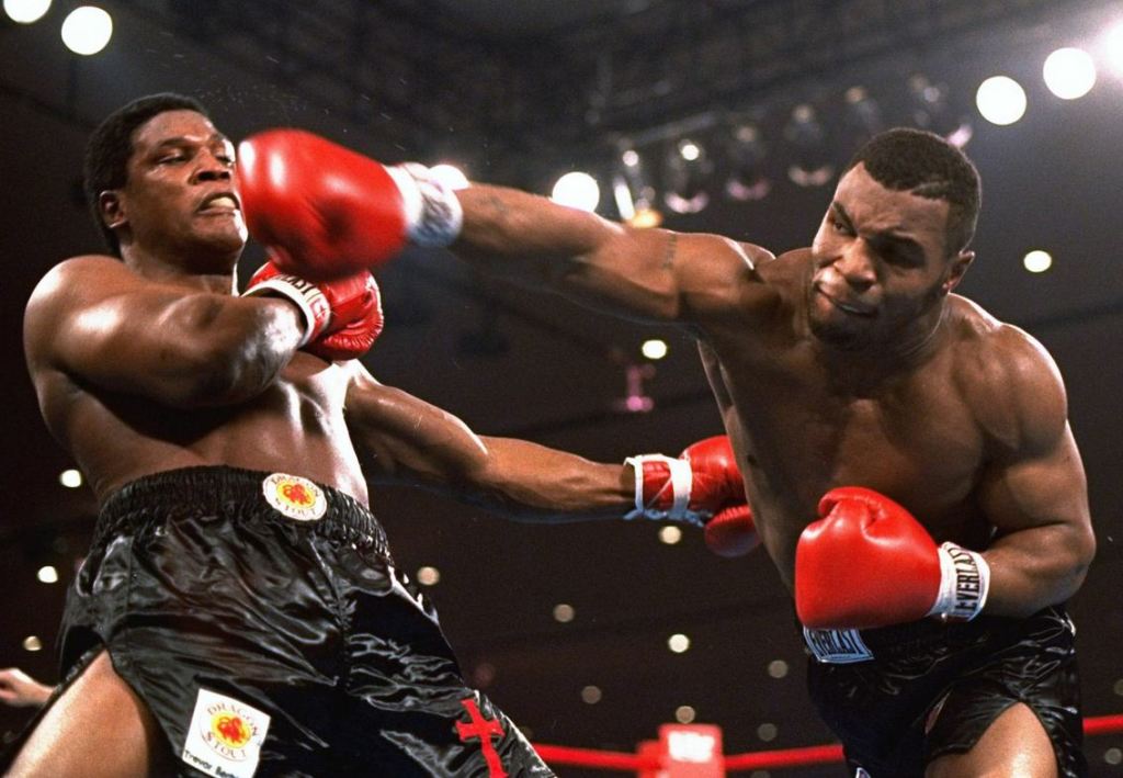 Tyson's thunderous power made him the youngest heavyweight champ in history.