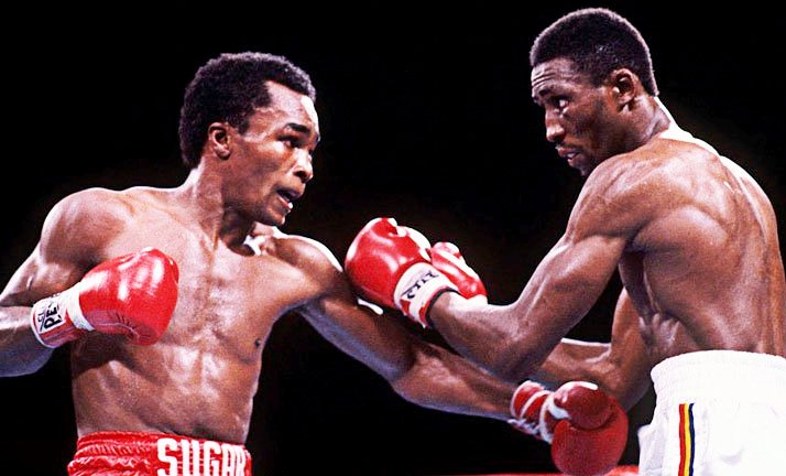 This was Leonard's first fight since his huge victory over Thomas Hearns. 