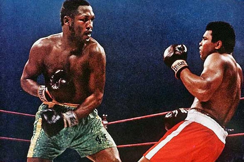 1971: Frazier defeats Ali in the biggest fight ever. 