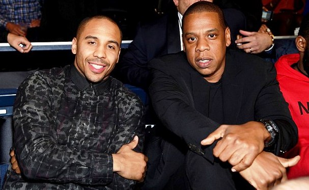 Ward with Roc Nation's Jay Z. 