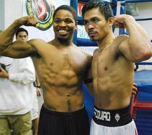 Porter with Manny Pacquiao.
