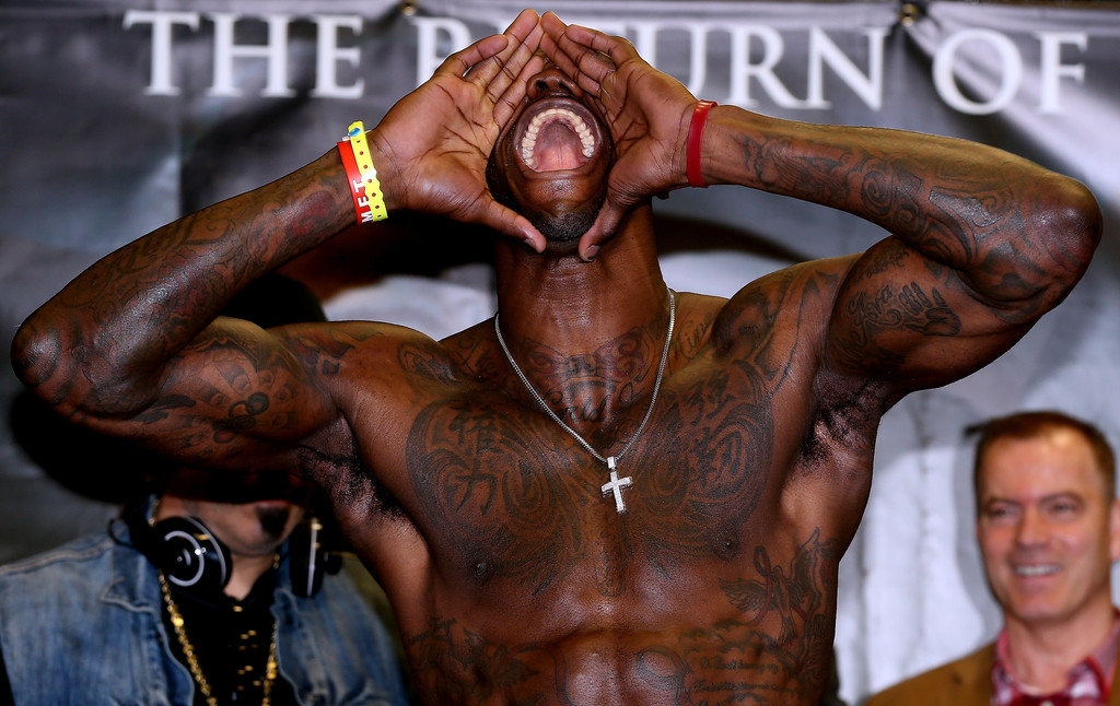 Gotta give a shout out to Deontay Wilder. 
