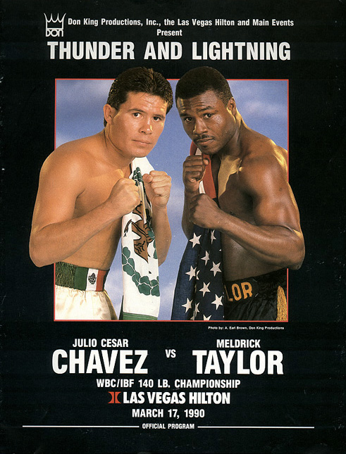 Chavez vs Taylor poster