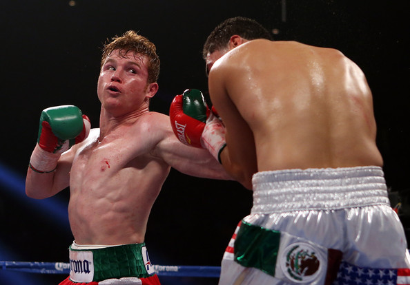 Canelo had his way with an outmatched Lopez