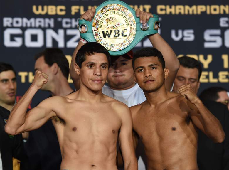 Sosa and Gonzalez weigh-in: no contest.
