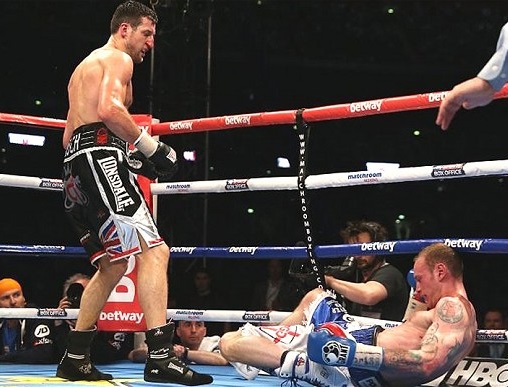 Froch's last fight: 80 000 on hand to see him KO Groves.