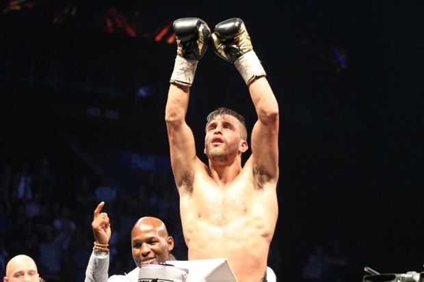 Lemieux after his win over N'Dam: calling on Dempsey's ghost? (photo by Manny Montreal) 