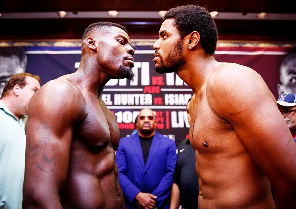 Tabiti and Tapia were far more entertaining at the weigh-in. 