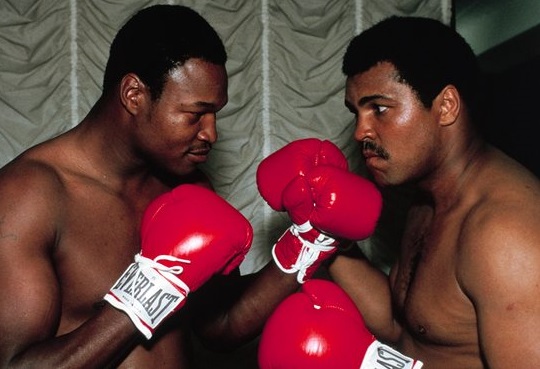 Holmes and Ali in 1980. 