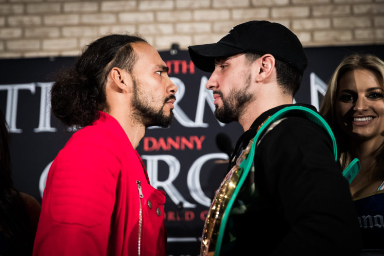 Keith Thurman and Danny Garcia face off.