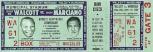 Marciano vs Walcott